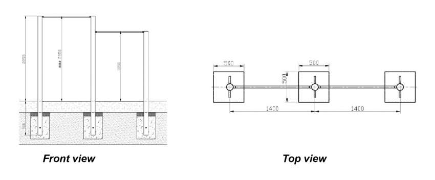 ST-D02 Horizontal Bars