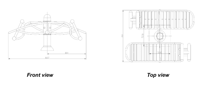 ST-F01X Sit-up Board (Double)