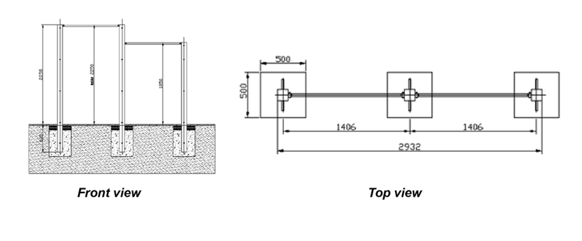 LK-D01 Horizontal Bars(Double-unit)