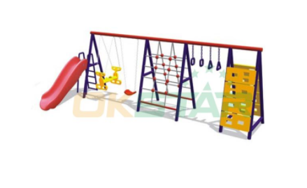 Multifunctional swing，with slide, climbing