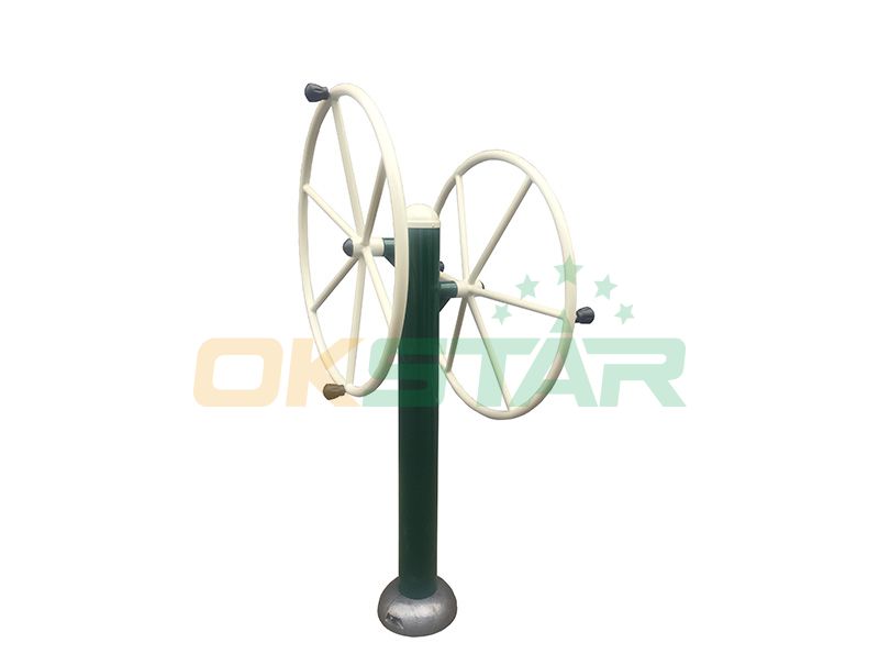 ST-J01X TUV certified outdoor fitness products Rotating Wheel