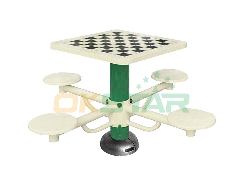 ST-Q02X TUV certified outdoor fitness products Chess Desk