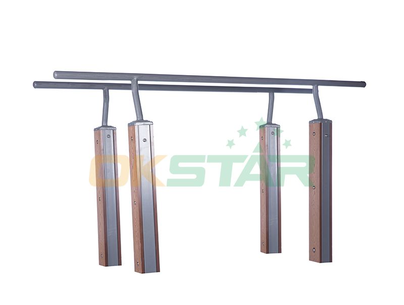 LK-S04 wpc outdoor exercise equipment Parallel Bars