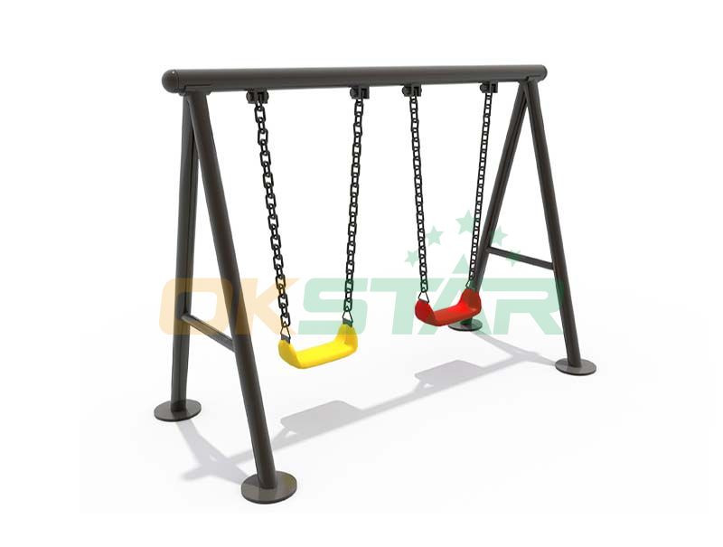 children swing with double sets