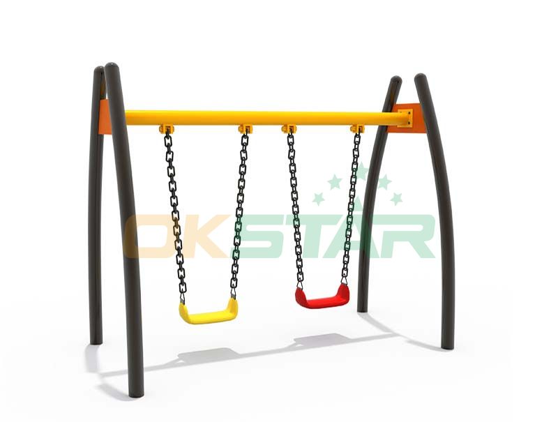 commerical swing sets metal frame