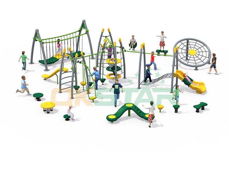 Outdoor gym equipment children