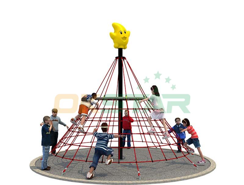 playground climbing rope outdoor climbing rope net for kids