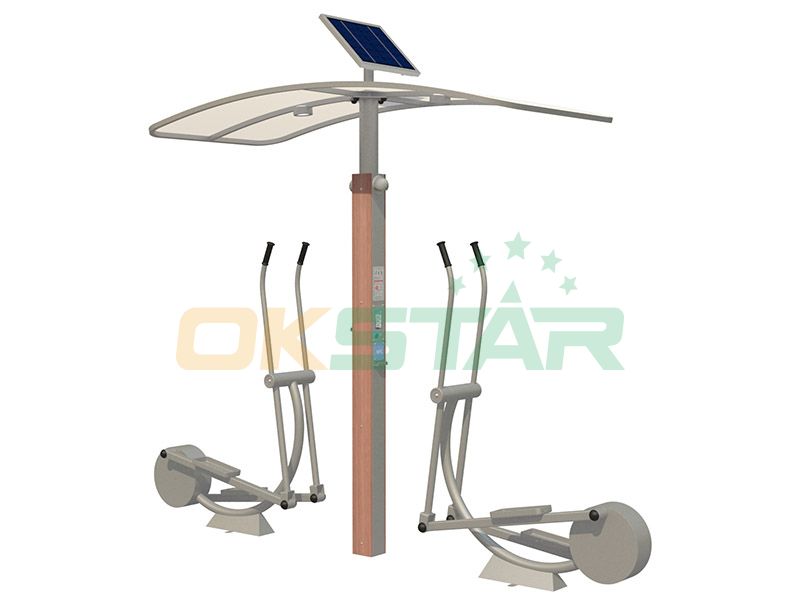 ISO approved outdoor gym equipment Elliptical trainer