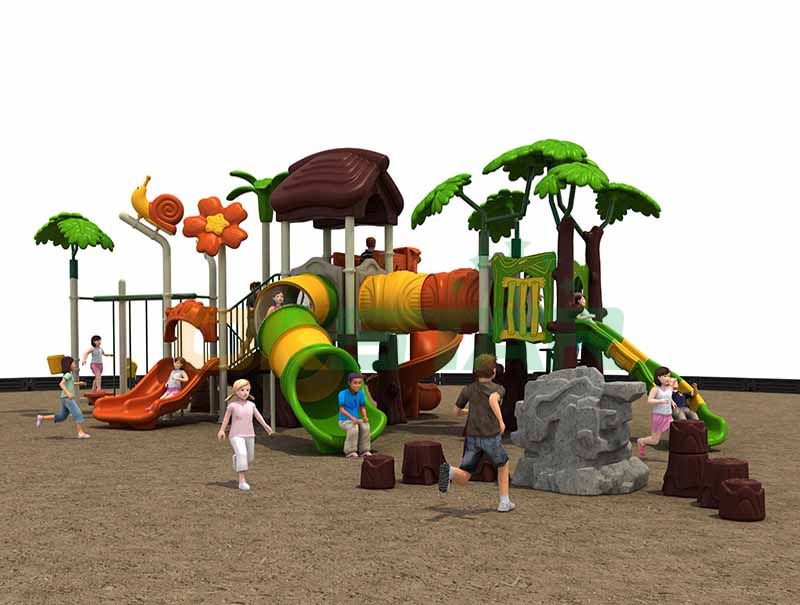 kids tunnel slide playground equipment