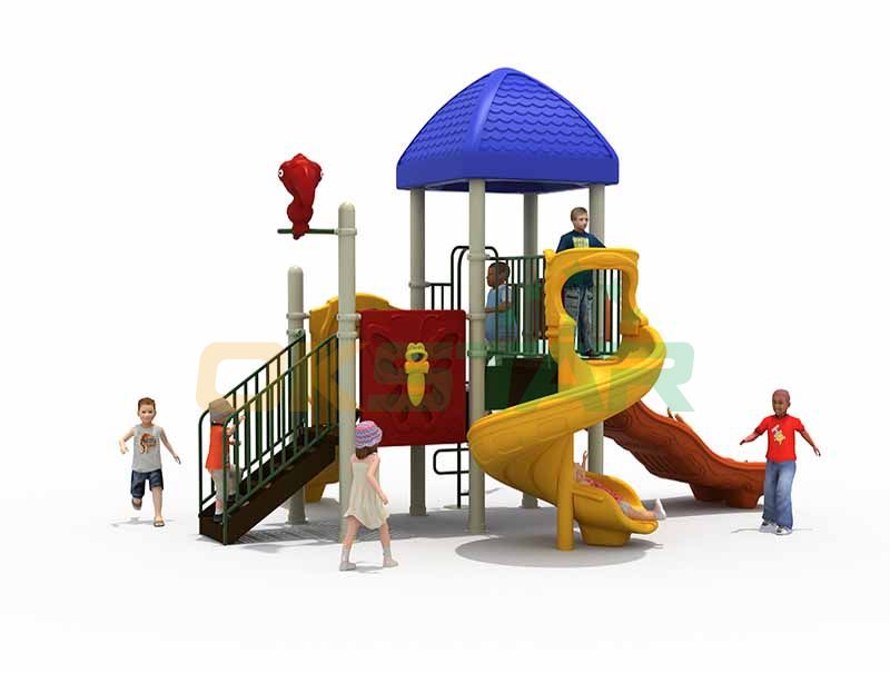 colorful kindergarten playground