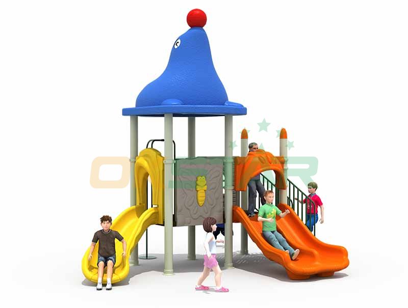 European standard professional plastic and steel outdoor playground park