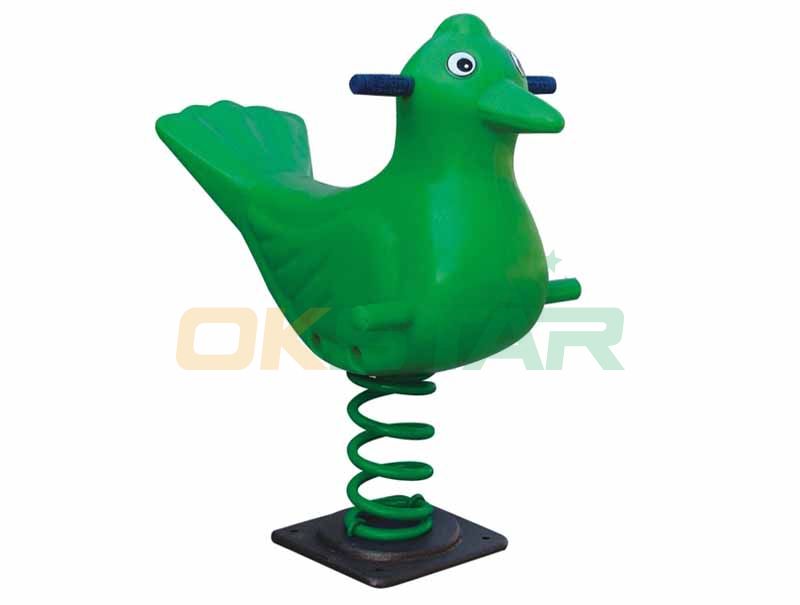 cool design freestanding animal spring rider for school playground