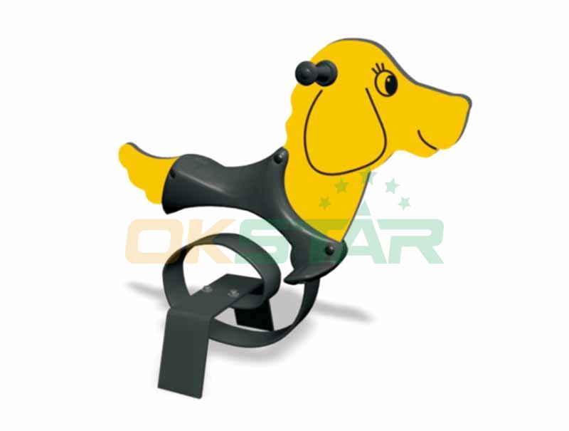Cute Dog Spring Rider for Commercial playground